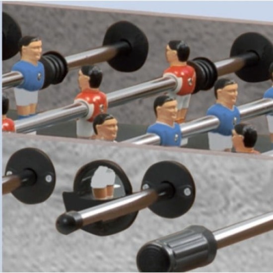 Ervaar authentiek speelplezier met de Garlando F5 voetbaltafel. Duurzaam met een realistische speelervaring en stevige constructie.