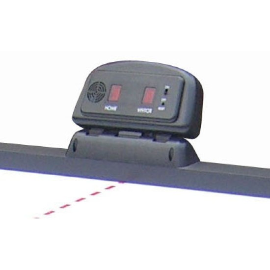 Garlando Zodiac airhockeytafel met elegant design, elektronische scoreteller en accessoires. Perfect voor competitie en plezier met vrienden.