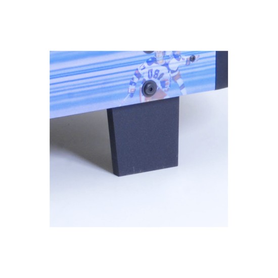 Garlando Ghibli Airhockey tafel voor gezinnen. Compact ontwerp met decoratieve speeloppervlak en accessoires. Perfect voor recreatie en opslag.