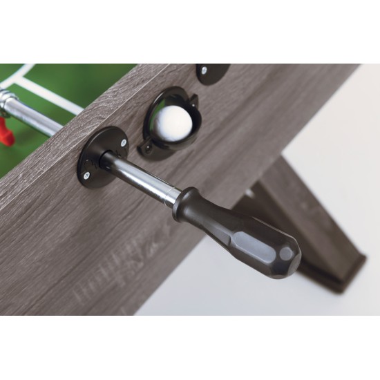 Geniet van 9 verschillende spellen met de Garlando 9 in 1 multitafel, perfect voor volwassenen en ideaal voor ruimtebesparing.