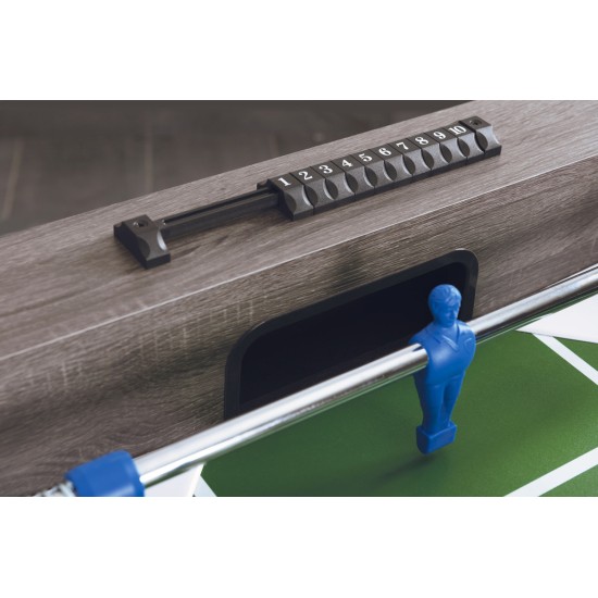 Geniet van 9 verschillende spellen met de Garlando 9 in 1 multitafel, perfect voor volwassenen en ideaal voor ruimtebesparing.