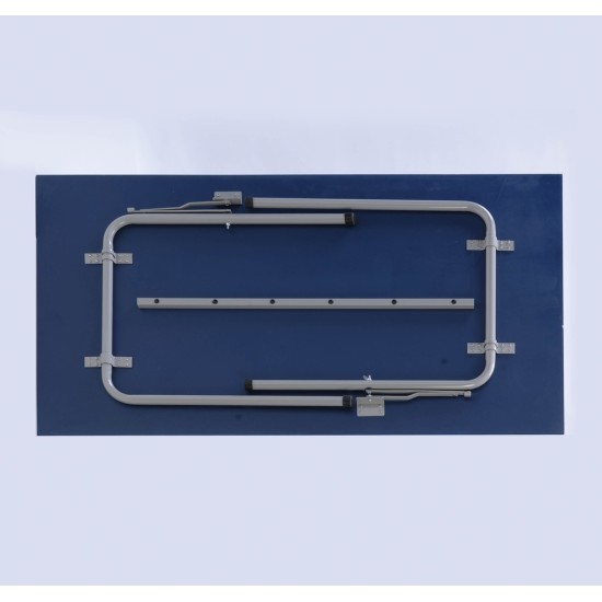 Compacte en stevige Junior tafeltennistafel van Garlando, perfect voor jonge spelers en eenvoudig op te bergen.