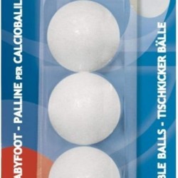 Garlando Tafelvoetbal Balletjes Wit - 3 Stuks
