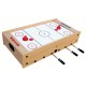 De Garlando F-Mini 2 in 1 is een compacte tafel voor kinderen, ideaal voor tafelvoetbal en airhockey, veilig en met accessoires inbegrepen.