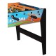 Instapmodel tafelvoetbaltafel van Garlando met telescopische stangen en hoogwaardig MDF. Voor kinderen van 5 tot 10 jaar.