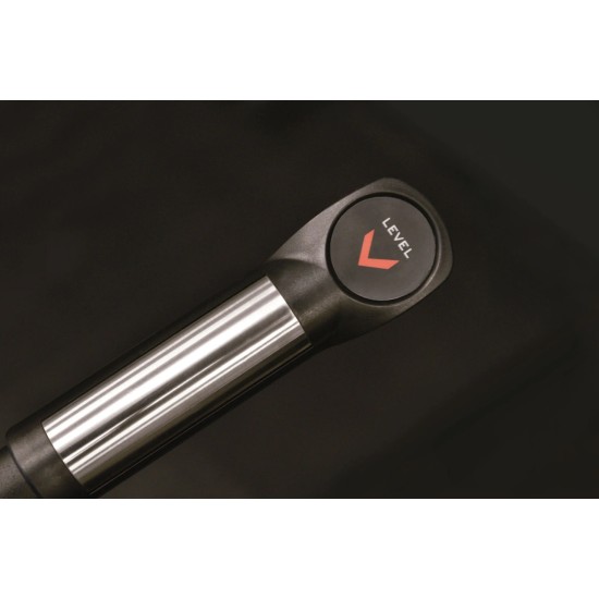 Geavanceerde Toorx Professional BRX-R9500-TFT Ligfiets met 10,1-inch TFT scherm, 32 weerstandsniveaus en diverse trainingsprogramma's voor optimale training.