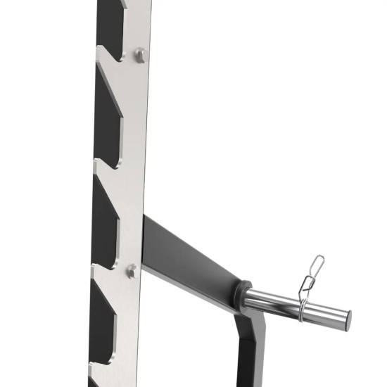 Professionele WBX-3900 halterbank van Toorx met verstelbare rugleuning en 350 kg belasting. Geschikt voor serieuze krachttraining.