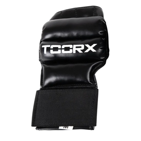 Toorx Lynx Fit bokshandschoenen van hoogwaardig kunstleer, elastische polsband met klittenband en ideaal voor een effectieve boks training.