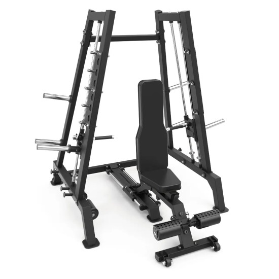 De Toorx Professional FWX-6600 biedt een maximale belastbaarheid van 400 kg en uitgebreide aanpassingsmogelijkheden voor optimale krachttraining.