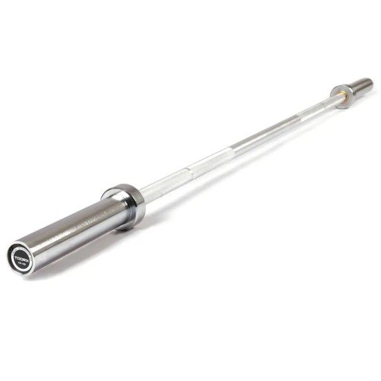 Optimaliseer je training met de Toorx Professional BO-TEC180 Cross Technique Barbell van 180 cm, ontworpen voor veeleisende sporters met een maximale belasting van 50 kg.