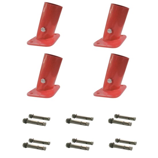 Verhoog de stabiliteit en veiligheid van uw schommel met de Garlando Candy Fixering Kit, inclusief veiligheidsbeugels en bevestigingsmateriaal.