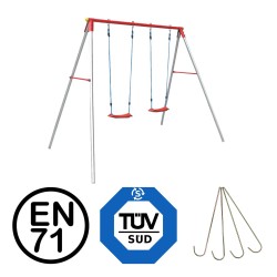 Garlando Stalen Schommel Candy 2 Plus Dubbel