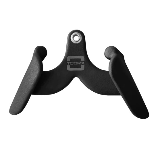 Verbeter je triceps workouts met de Toorx Professional Foam Grip Triceps Bar, ideaal voor isoleren en versterken.