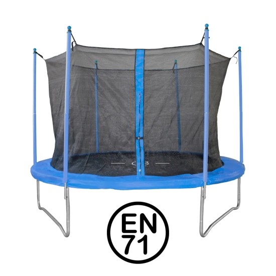 Garlando Combi M trampoline biedt plezier en fitness voor het hele gezin. Veiligheidsnet inclusief voor optimale bescherming.