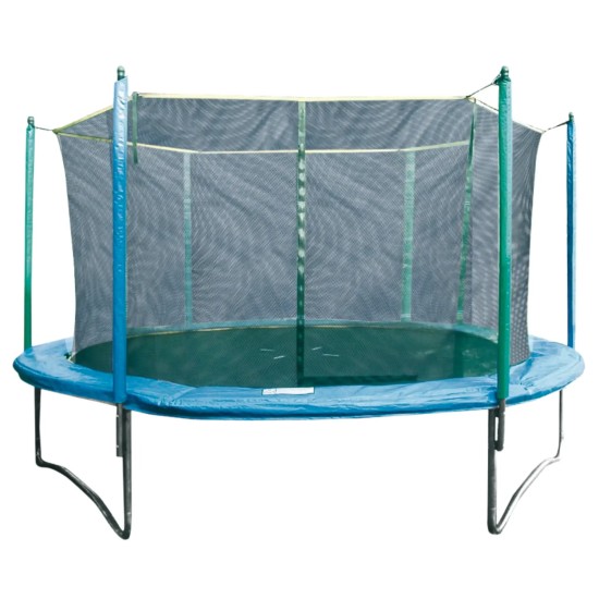 Geniet van sport en plezier met de Garlando Combi XL trampoline, geschikt voor buitengebruik, veilig met omheining en ideaal voor alle leeftijden.
