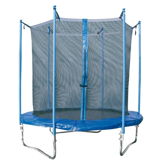 Garlando Combi S trampoline van 183 cm met omheining, ideaal voor plezier en fitness. Geschikt voor kinderen en volwassenen.