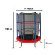 Garlando Combi XS trampoline met een diameter van 140 cm, geschikt voor kinderen tot 45 kg, voor binnen en buiten gebruik.