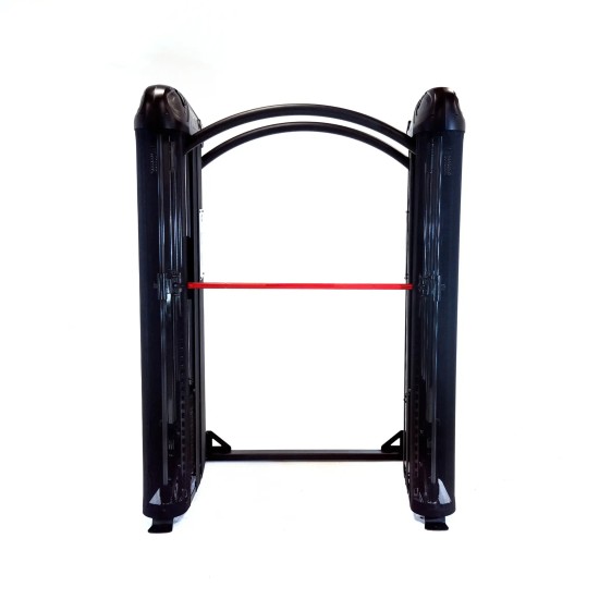 Inspire QuickSelect Smith Machine met 200 kg gewicht, gebruiksvriendelijk pin-systeem en ruimtebesparend ontwerp voor optimale trainingservaring.