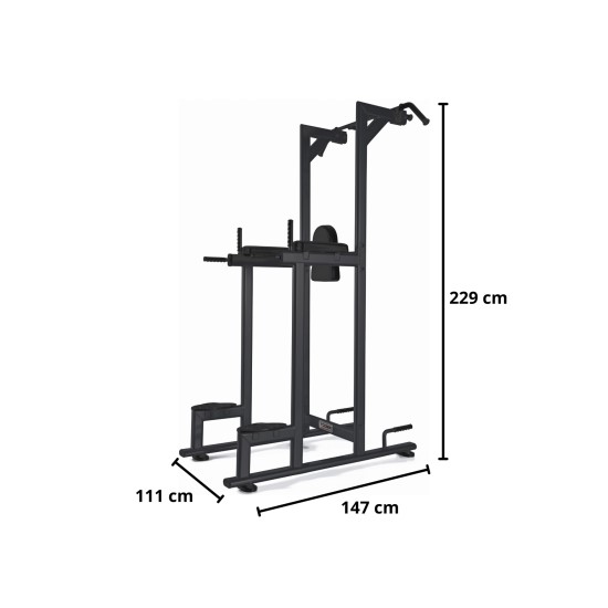 Toorx Professional WBX 2800 biedt veelzijdige krachttraining met een heavy-duty stalen frame en tot 150 kg gebruiksgewicht.