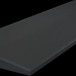 NRG Fitness Oploopprofiel Rubberen Tegel 50x15x2 cm