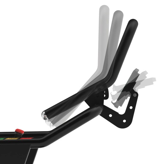 Ervaar krachtige trainingen met de Toorx Race Cross Pro. Een zelf genererende loopband met extra handgrepen voor optimale stabiliteit.