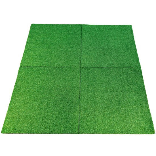 Toorx Professional kunstgrastegel van 100 x 100 cm, duurzaam en geschikt voor intensief gebruik. Perfect voor trainingsruimtes en sportvelden.