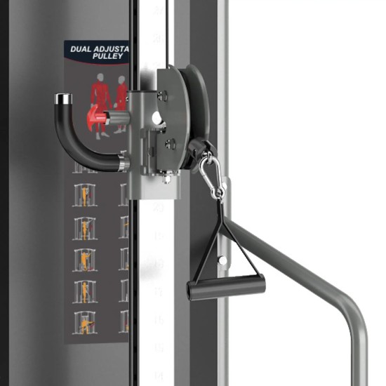 Ontdek de Toorx Professional CSX-8000 Cable Crossover, perfect voor commercieel gebruik en biedt veelzijdige trainingsmogelijkheden voor het hele lichaam.