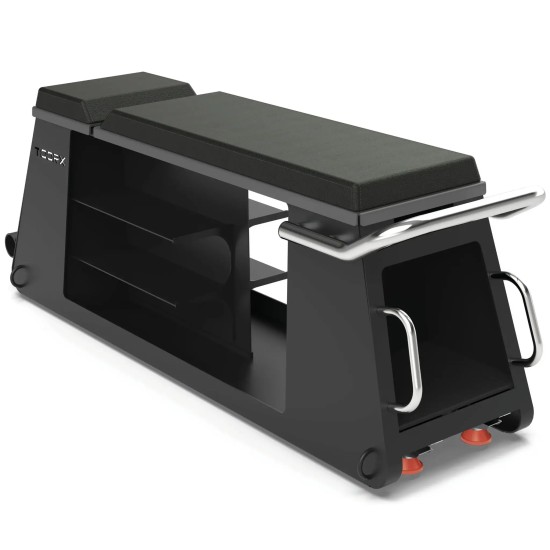 Ontdek de Toorx Professional WBX-1000 Storage HIIT Bench, een veelzijdige bank voor krachttraining en plyometrische oefeningen met opbergmogelijkheden.