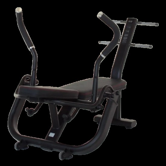 Versterk je kernspieren met de Inspire AB Bench. Zware stalen constructie, comfortabele kussens en ruimte voor gewichtsschijven voor extra weerstand.