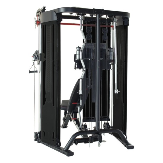 Inspire FT2 Homegym, multifunctionele trainer met 150kg gewicht en 75 oefenmogelijkheden, perfect voor elke training.