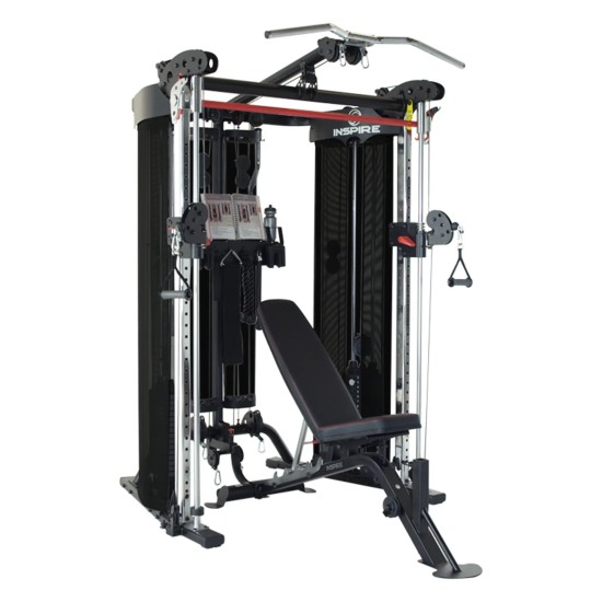 Inspire FT2 Homegym, multifunctionele trainer met 150kg gewicht en 75 oefenmogelijkheden, perfect voor elke training.