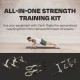 Centr's Bodyweight Training Kit voor volledige body workouts. Inclusief pull-up bar, push-up handgrepen en suspensie trainers. Verbeter kracht en uithoudingsvermogen.
