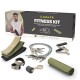 Centr's Fitness Kit biedt een complete oplossing voor een full body workout met weerstandsbanden, fitnesstubes, een yogamat en meer voor thuis of onderweg.