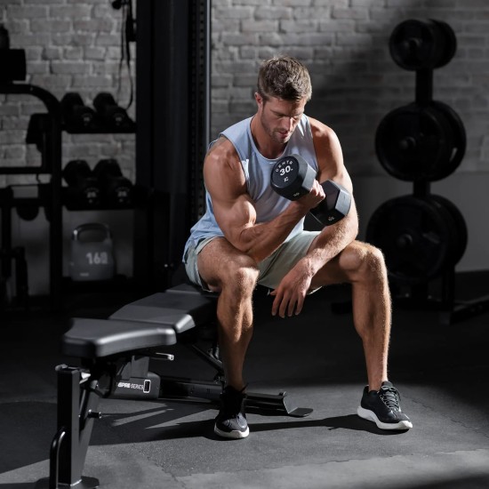 Ontdek de Inspire FID7 PRO verstelbare trainingsbank met zes rugkusseninstellingen en extreme duurzaamheid voor optimale prestaties.