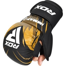 RDX Sports - IMMAF Shooter Grappling Gloves MMA Goud