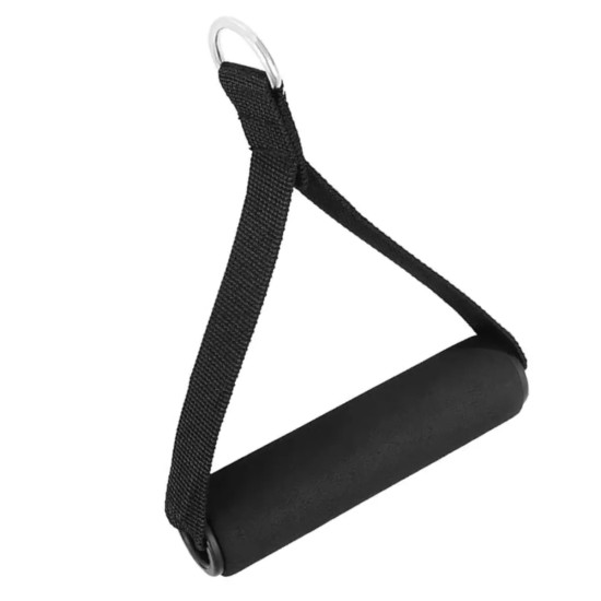 Lichte D-handle van Inspire Fitness, ideaal voor unilaterale oefeningen en geschikt voor thuis- en professioneel gebruik.