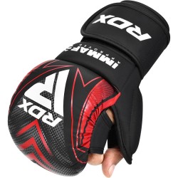RDX Sports - IMMAF Shooter Grappling Gloves MMA Rood