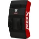 Ontdek de RDX Kick Pad Stootkussen met dubbele schokabsorptie, duurzame Maya Hide™ leer en comfortabele grip voor vechtsport training.