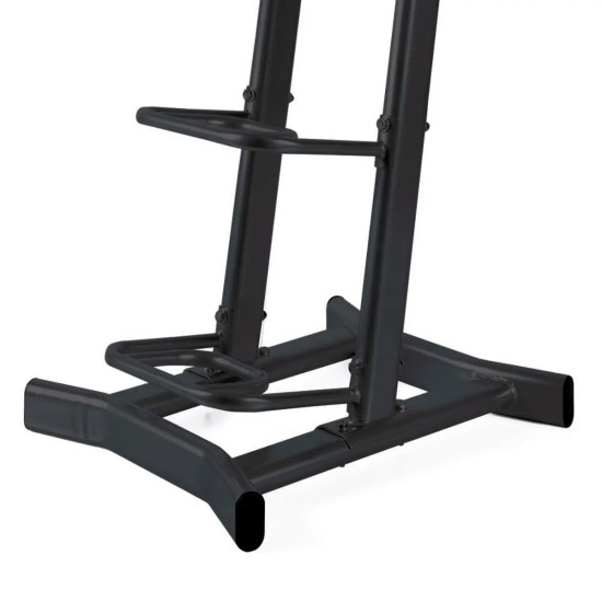 Veilig en efficiënt opbergen van powerbags met het Toorx RPF-B5 Powerbag Rek voor professionele gebruik in fitnessruimtes.