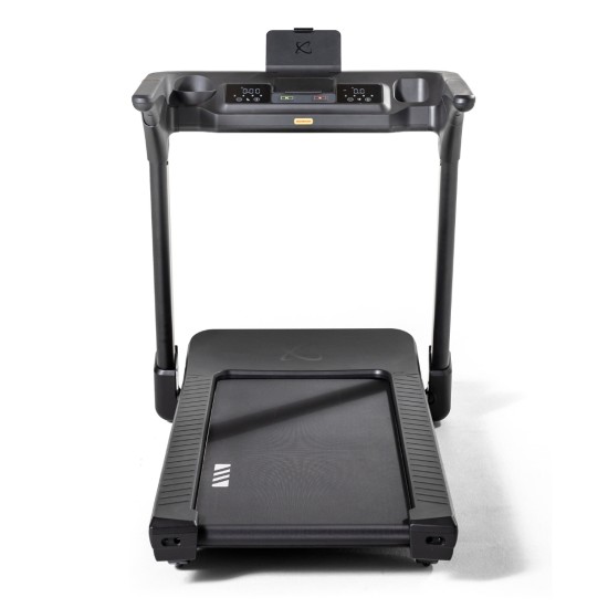 Ontdek de Inspire Series T4 Loopband met opvouwbaar ontwerp, 3.0 HP motor en Cloud Cushion Technology voor comfortabele thuisfitness.