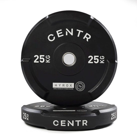 Verbeter je training met de Centr x HYROX Competition Edge Bumper Plate, voorzien van een interlock-systeem en duurzame CPU-coating voor optimale prestaties.