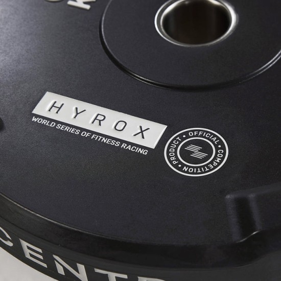 Verbeter je training met de Centr x HYROX Competition Edge Bumper Plate, voorzien van een interlock-systeem en duurzame CPU-coating voor optimale prestaties.