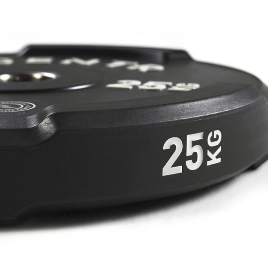 Verbeter je training met de Centr x HYROX Competition Edge Bumper Plate, voorzien van een interlock-systeem en duurzame CPU-coating voor optimale prestaties.