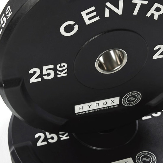 Verbeter je training met de Centr x HYROX Competition Edge Bumper Plate, voorzien van een interlock-systeem en duurzame CPU-coating voor optimale prestaties.