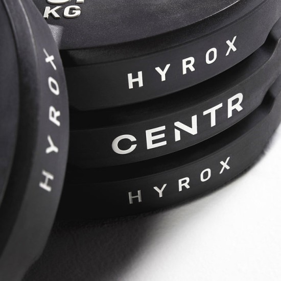 Verbeter je training met de Centr x HYROX Competition Edge Bumper Plate, voorzien van een interlock-systeem en duurzame CPU-coating voor optimale prestaties.