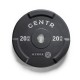 Optimaliseer je training met de Centr x HYROX Interlocking Bumper Plate 20kg, ideaal voor schokabsorberende en geluidsdempende workouts.