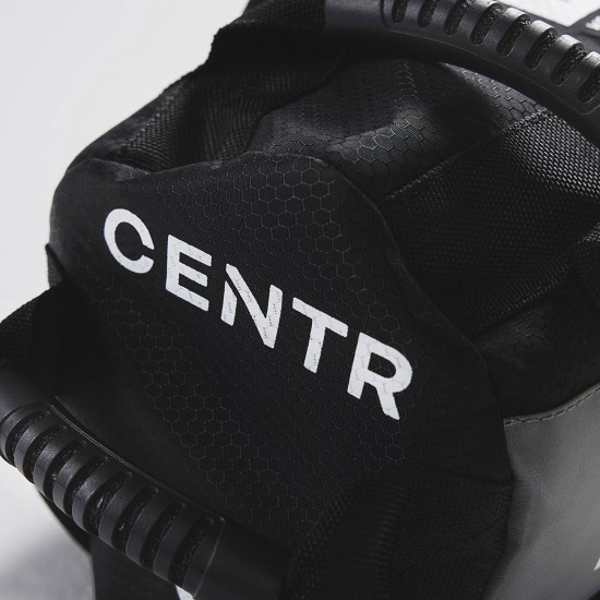 Centr x HYROX Sandbag van 30 kg, gemaakt van sterk Cordura® nylon, perfect voor intensieve workouts met antislip handgrepen.