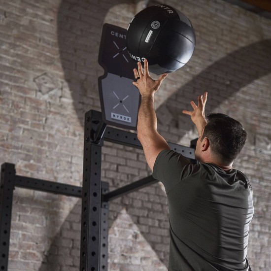 Verhoog je prestaties met de Centr x HYROX Rig Target, gemaakt van commercieel staal voor stabiliteit en duurzaamheid, ideaal voor trainingen.