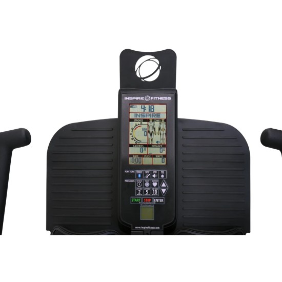 Inspire CR2.5X Cross Rower voor totale lichaamstraining met instelbare magnetische weerstand, ideale keuze voor HIIT en revalidatie.