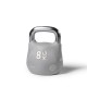 Innovatieve Centr x Hyrox Octo Kettlebell van 8 kg met schokbestendige coating en hard verchroomde handgreep voor optimale prestaties.